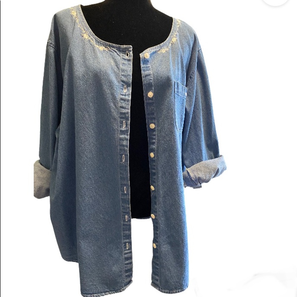 Vintage Jean Shacket